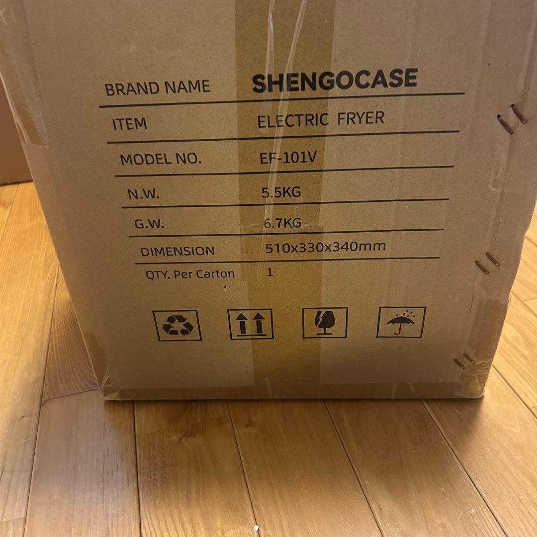 大人気❣️ 電気フライヤー 10L 卓上フライヤー 揚げ物器 ミニフライヤー