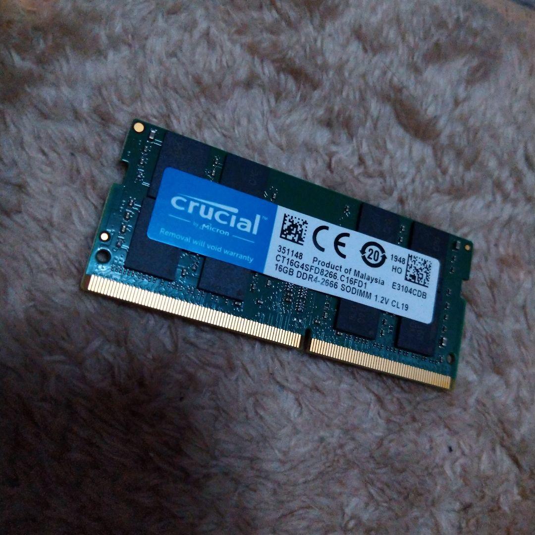 Crucial Panram 16GB DDR4 SO-DIMM メモリー