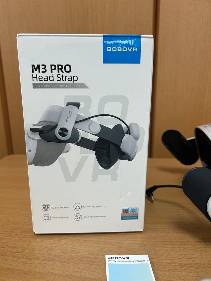 Quest 3 (128GB)とM3 PROヘッドストラップ　のセット