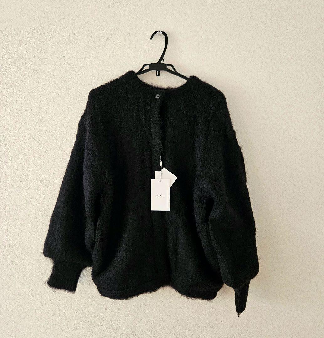 Ameri　2WAY MOHAIR SHAGGY KNIT