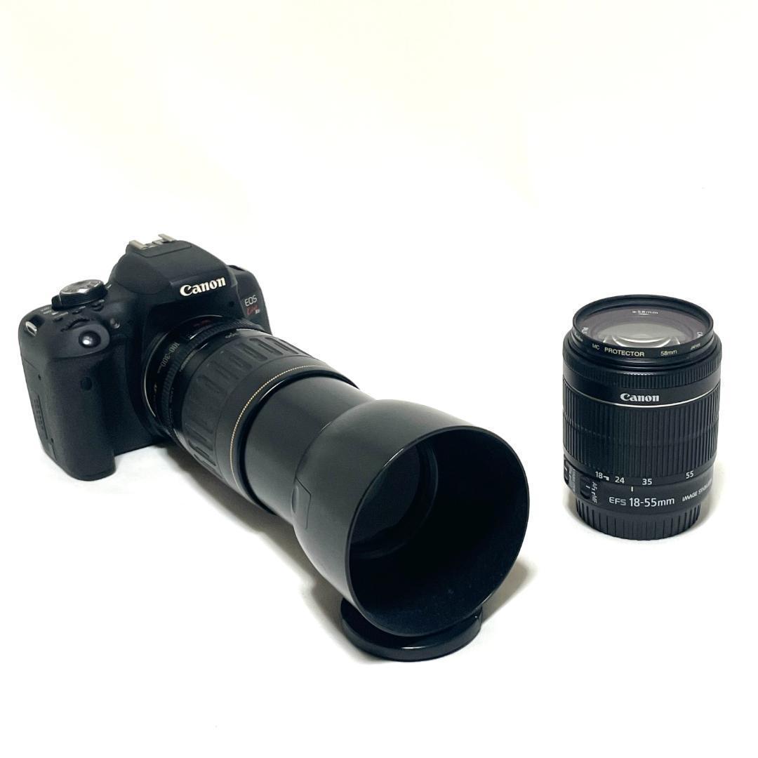 動く被写体を捉える❣️ Canon EOS Kiss X8i Wズームレンズ