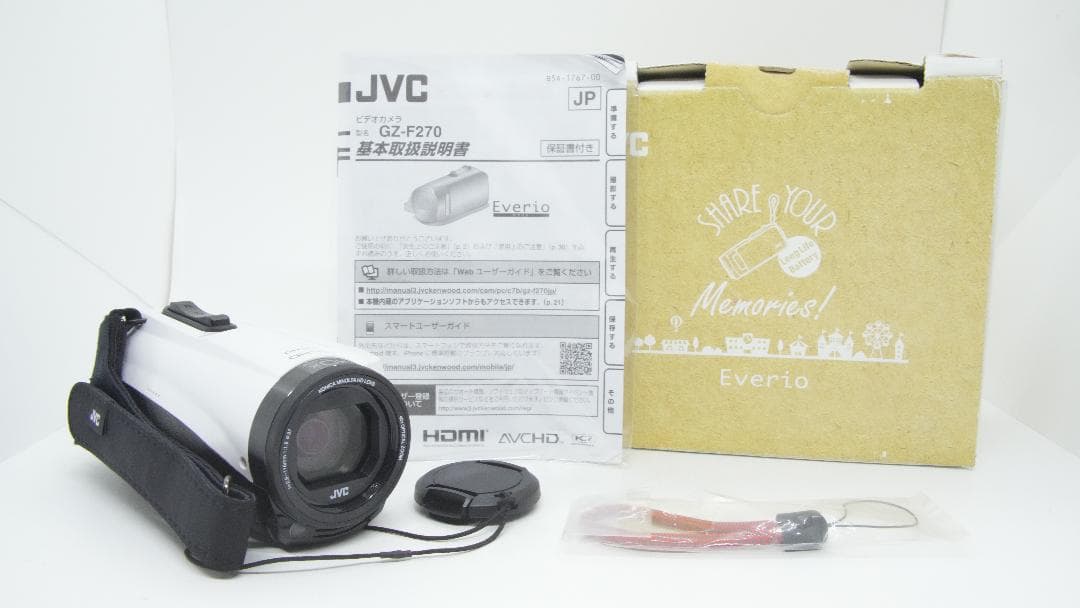 【A2358】 JVC Everio GZ-F270-W ホワイト エブリオ