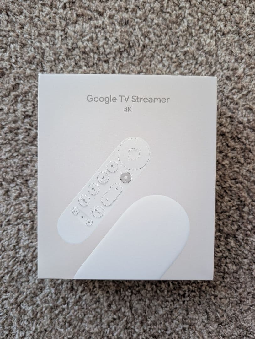Google TV Streamer 4K(25年3月Googleストア購入)