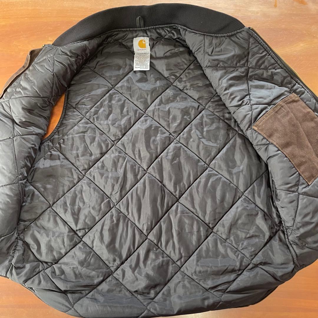 carhartt vtg ダックベスト V02 DKB L★USA★フェード