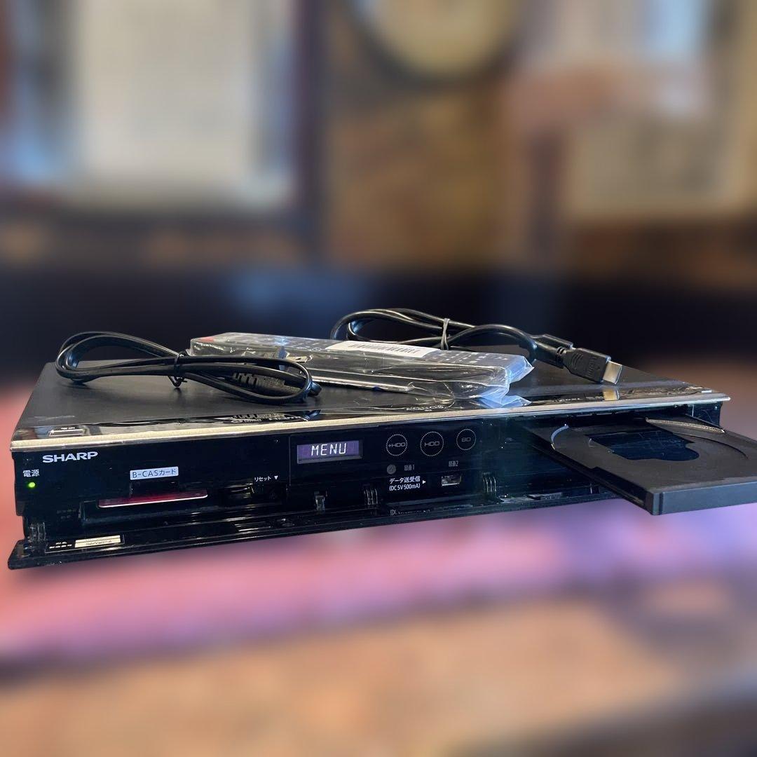SHARP BD-W560 12倍録 500GB 新リモ等付フル装備 完動品！