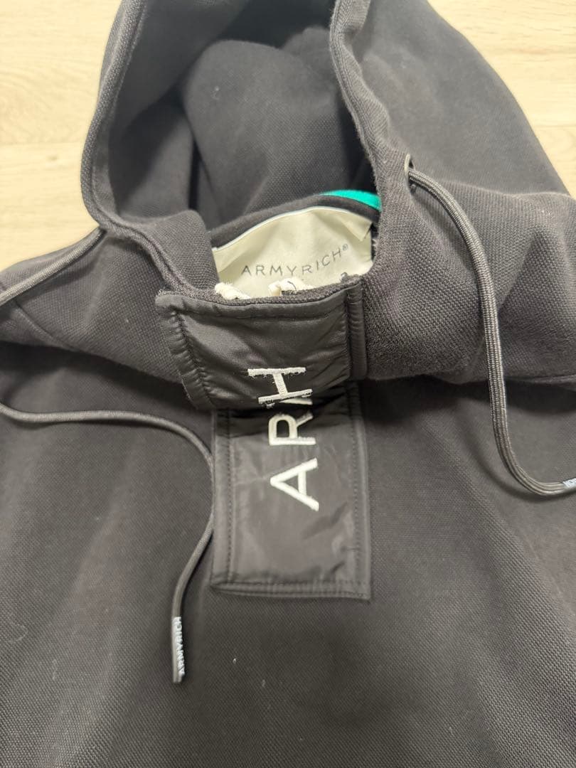 011 様ARMY RICH ブラック パーカー ジョガーパンツ セットアップ
