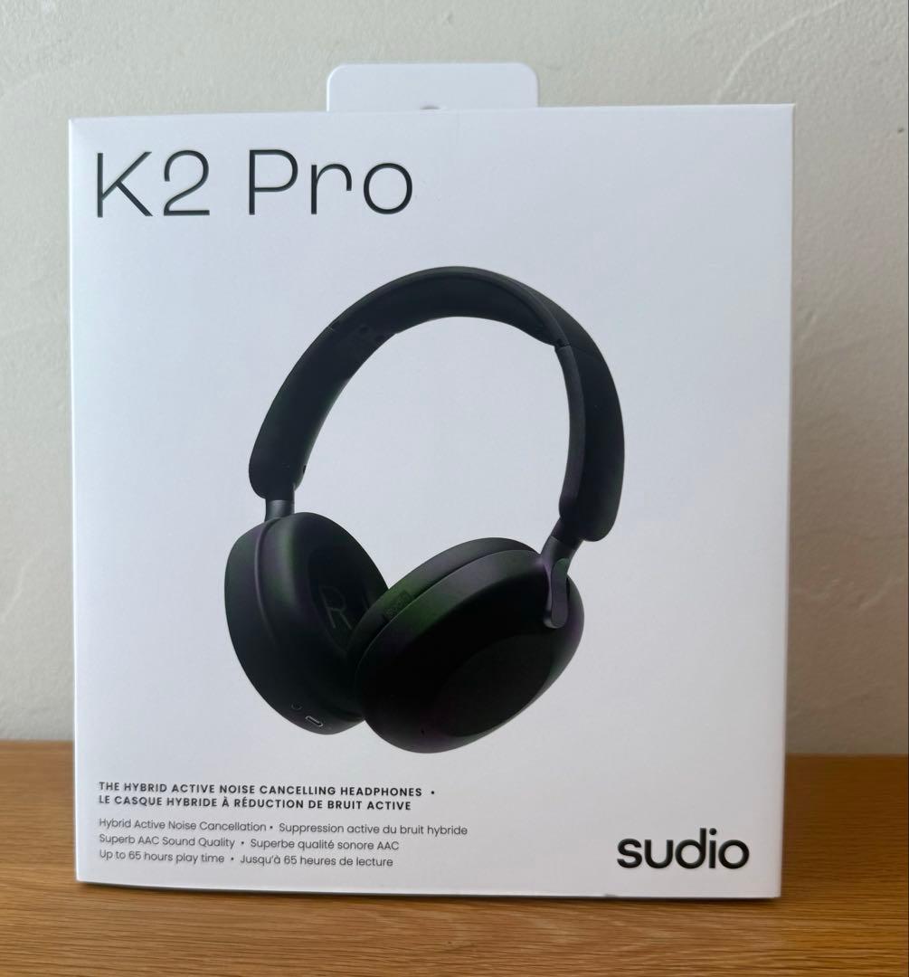 【未開封•美品•新品】sudio k2 pro 未使用品　ワイヤレスヘッドホン黒