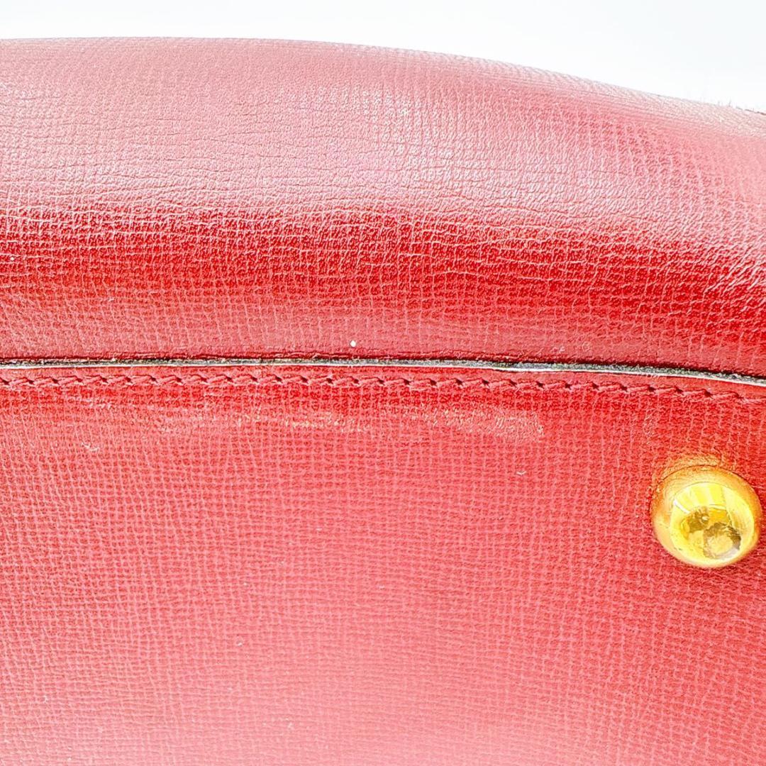 Cartier カルティエ マストライン ボストンバッグ レザー ボルドー