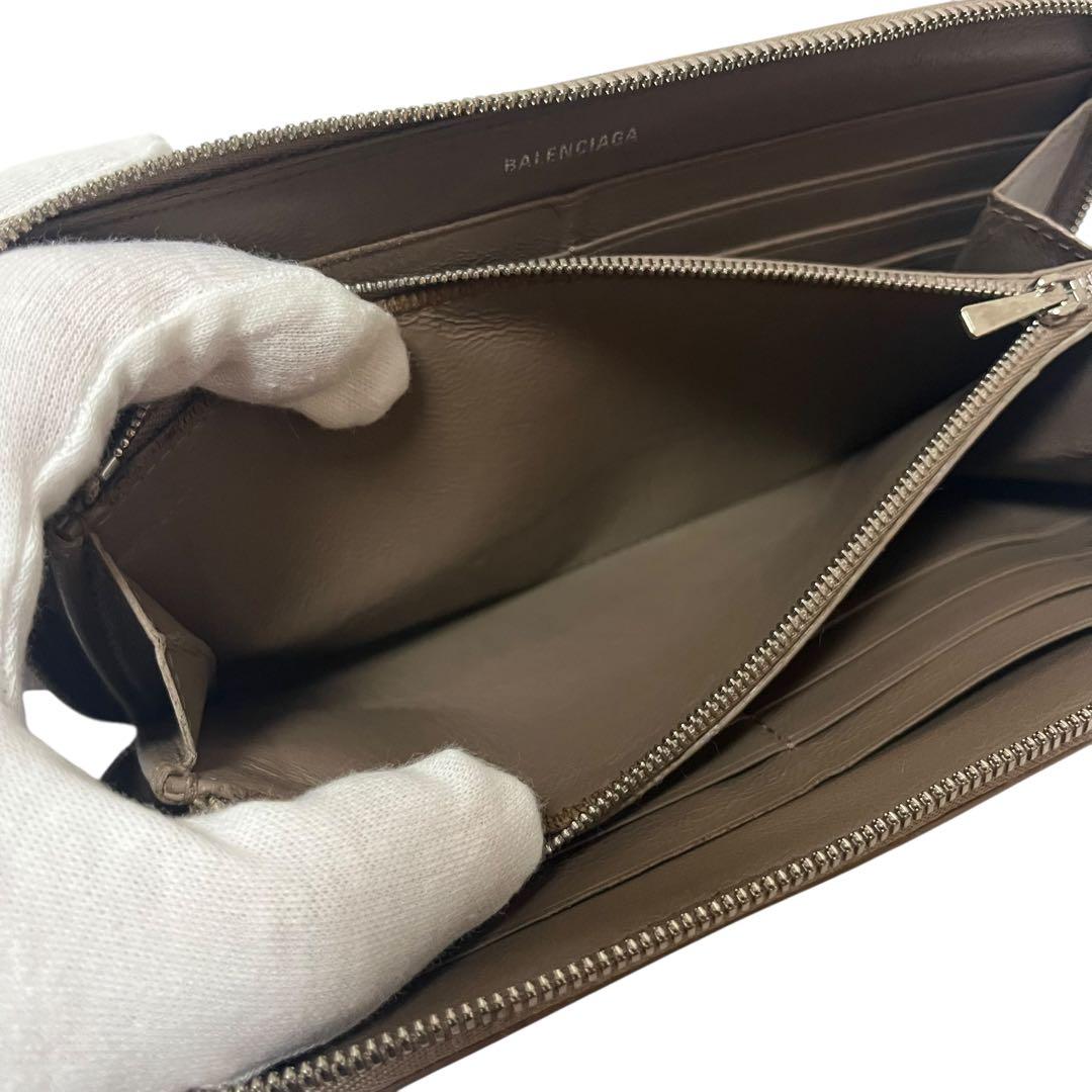 バレンシアガ エブリデイ コンチネンタル 長財布 ブラウン 594290