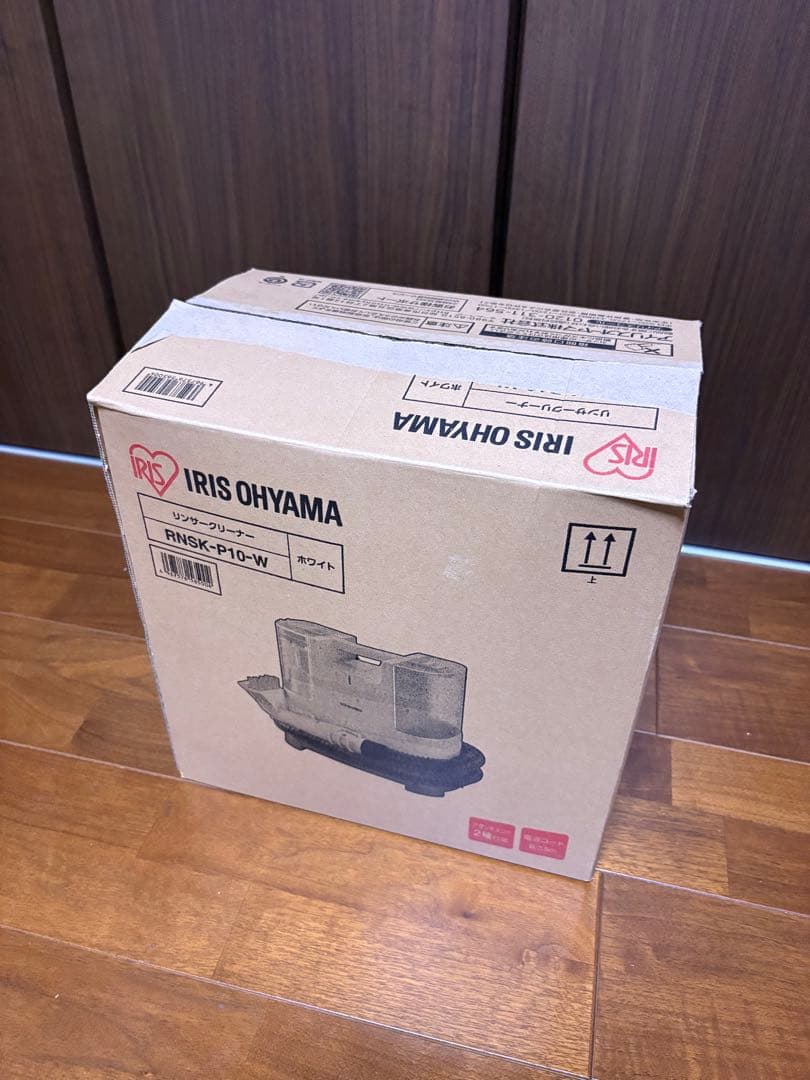 一回使用　アイリスオーヤマ リンサークリーナー ホワイト RNSK-P10-W