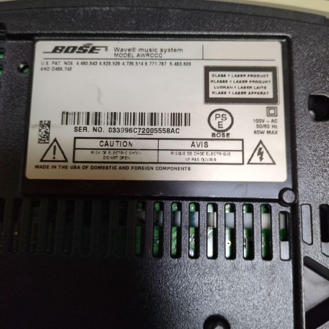 Bose Wave Music System美品完動品純正リモコン電源コード取説