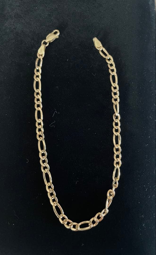14Kゴールド アンクレット リンクチェーン