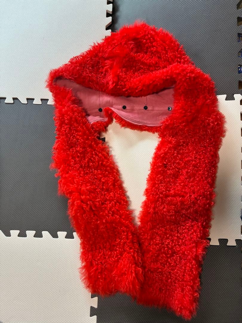 1/18迄セールYVES SALOMON/イヴ サロモンファー付きダウン新品同様