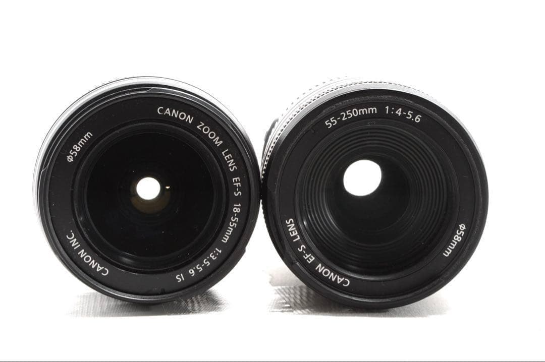 【最大1700円OFF】Canon Kiss X4❤️手振補正Wレンズ❤️軽量