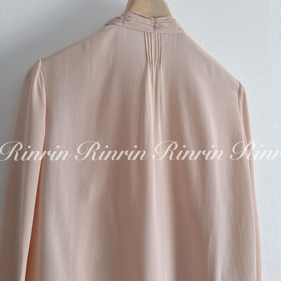 ANAYI シルクデシンボウタイブラウス 38