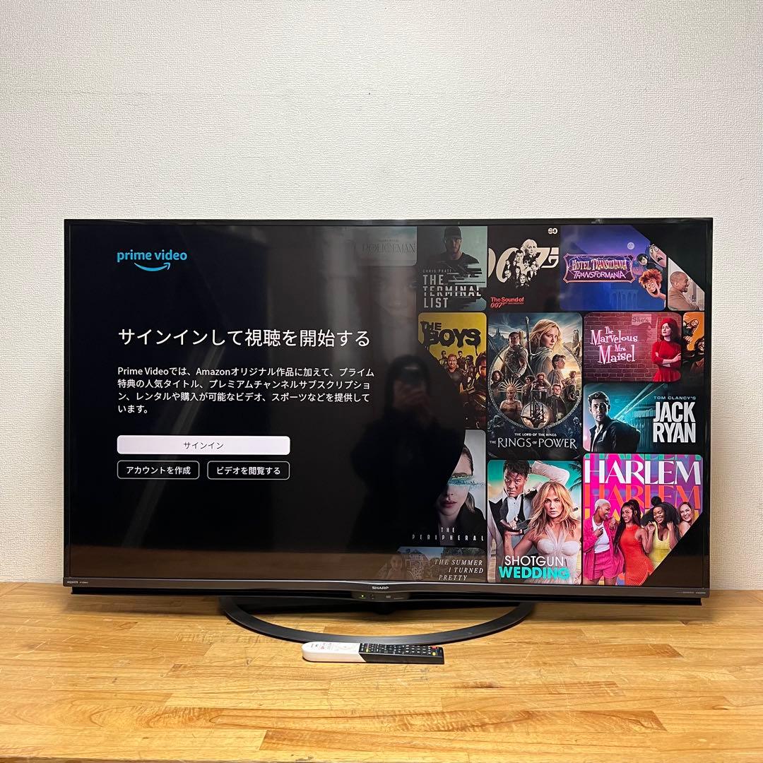 シャープ 55V型 4K 液晶テレビ Android TV 4T-C55AJ1