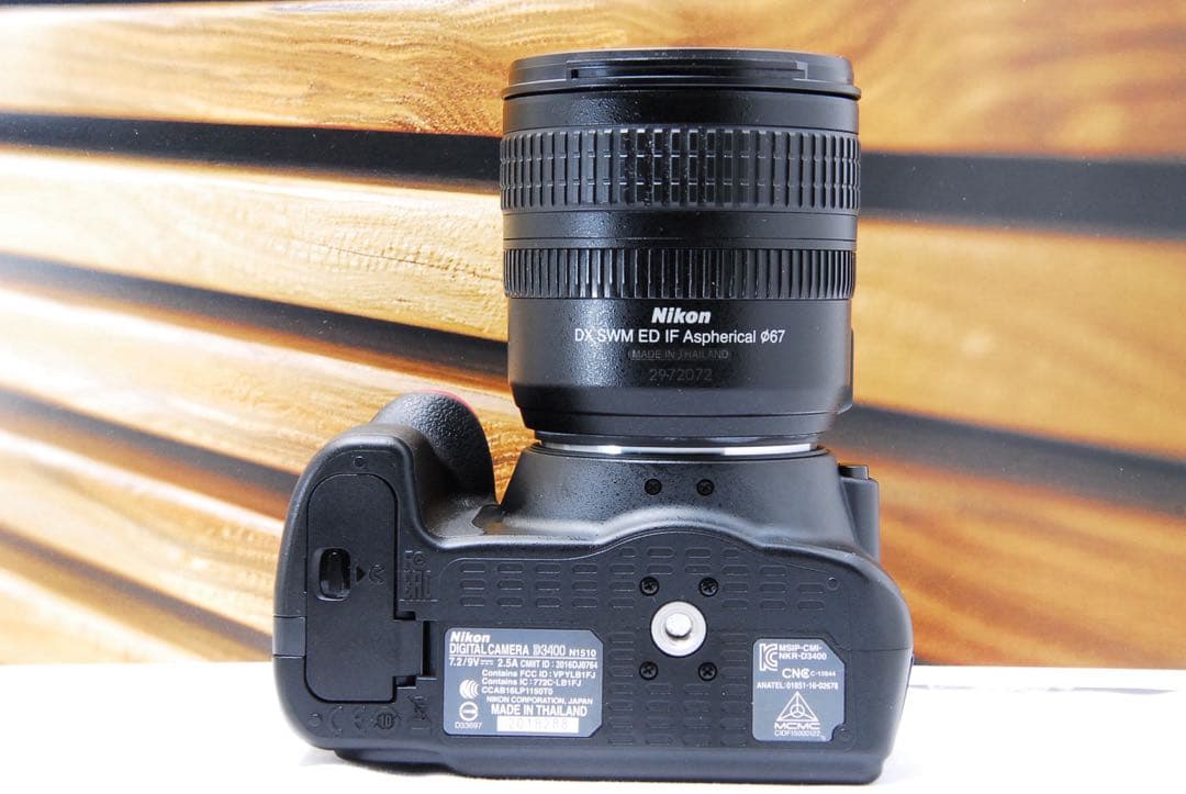 美品 Nikon D3400 低ショット数1867回 Bluetooth対応