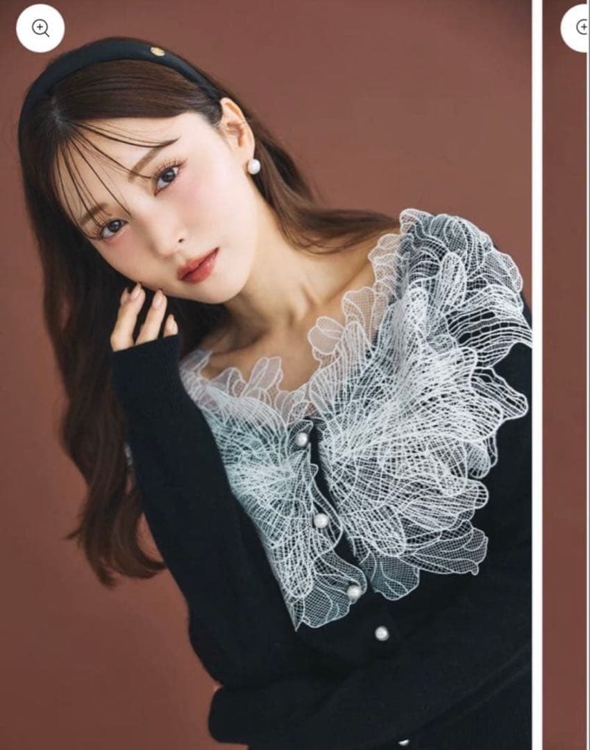 新品poláuraニットカーディガン