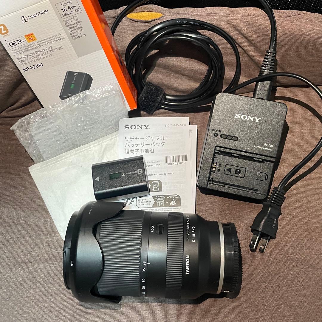 Eマウント TAMRON 28-200mm F/2.8-5.6 NP-FZ100