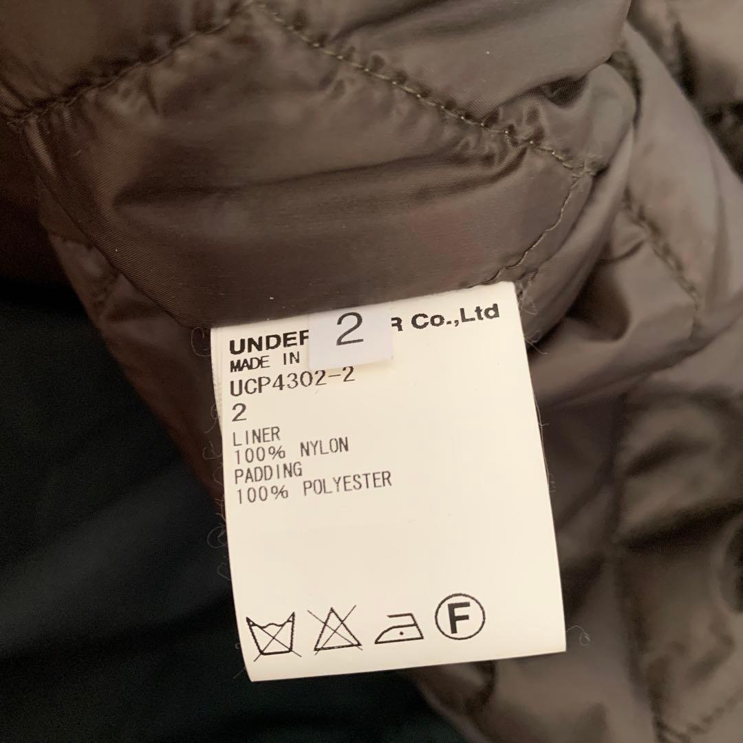 UNDERCOVER ファー付きダークグリーンモッズコート サイズ2