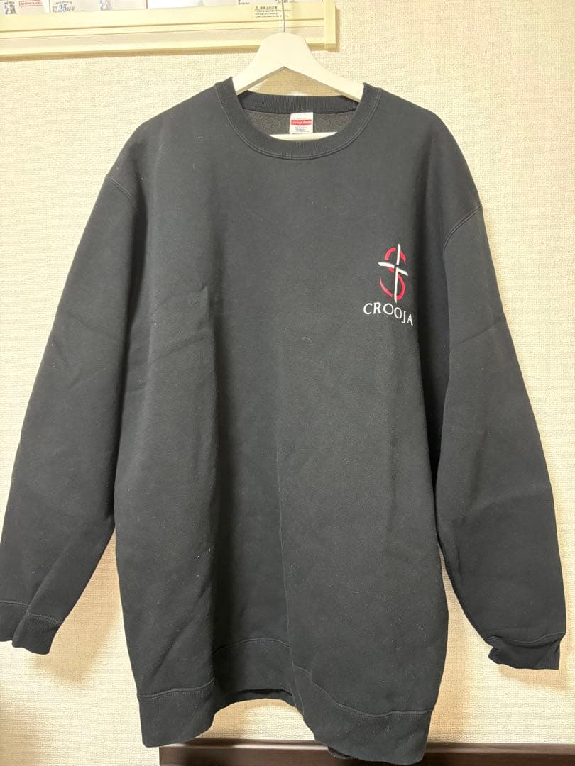 S*U様 CROOJA 公式チームトレーナー ブラック 黒 希少品 XXL