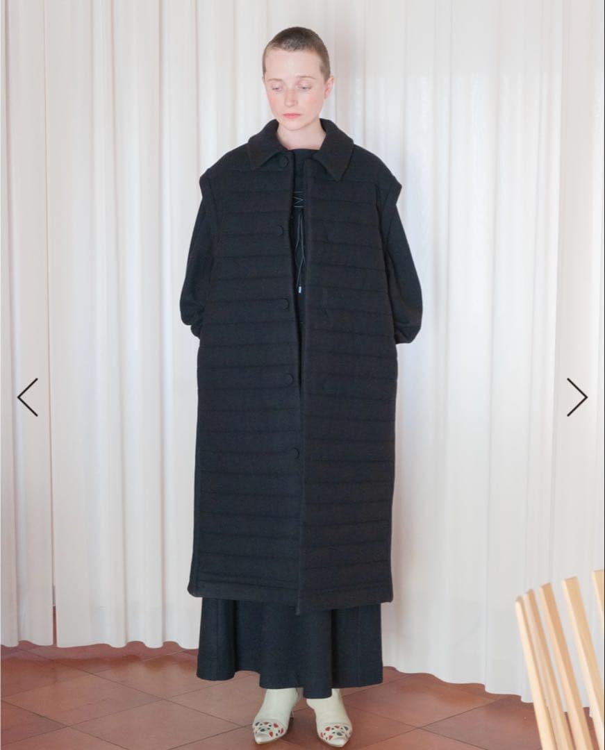 最終値下げ 美品 jens イェンス DOWNLIKE LONG VEST