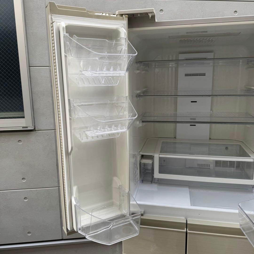 89⭐️日本製★2019年製★シャープ　冷蔵庫　6ドア　大型　自動製氷　大容量