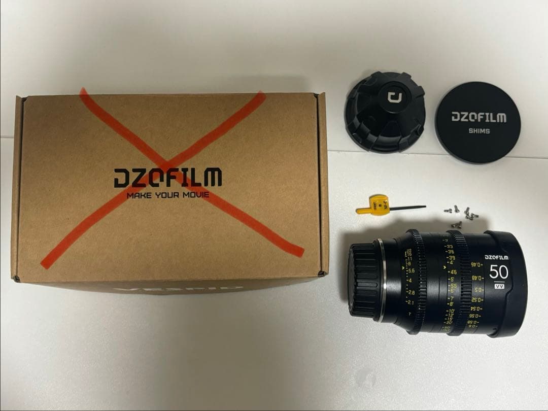 DZOFILM VESPID PRIME 50mm T2.1 +PLアダプター
