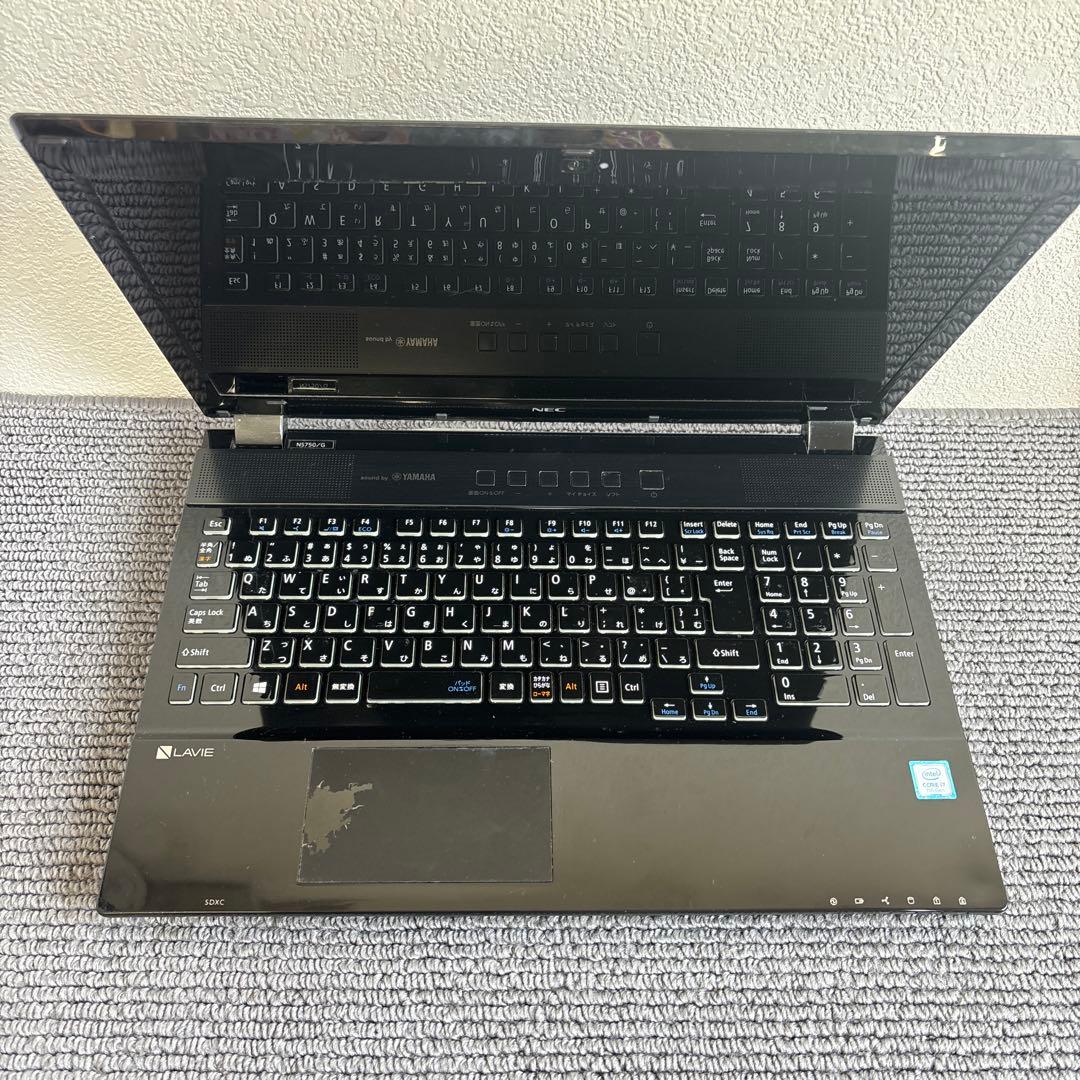 NEC LAVIE NS750/G i7-7500U メモリ4GB タッチパネル