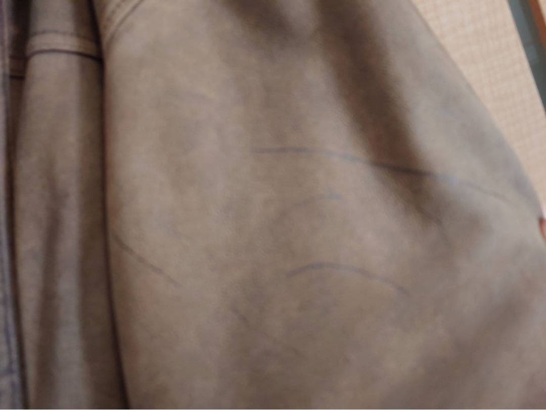 マ*ー様 【ボスジャン】 サントリーBOSS 本革G1 フライトジャケット