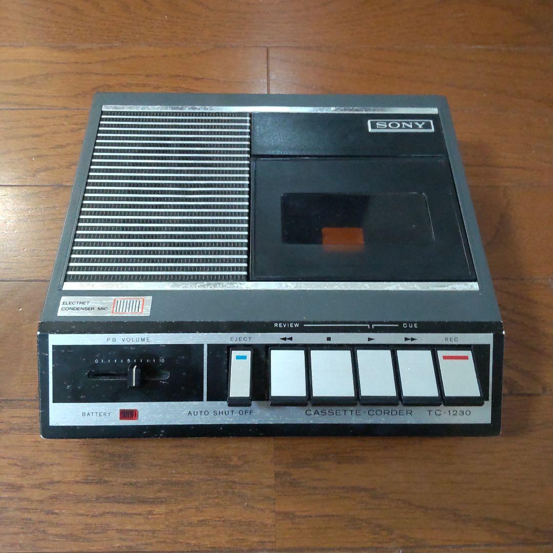 【レトロ製品】SONY カセットコーダー TC-1230