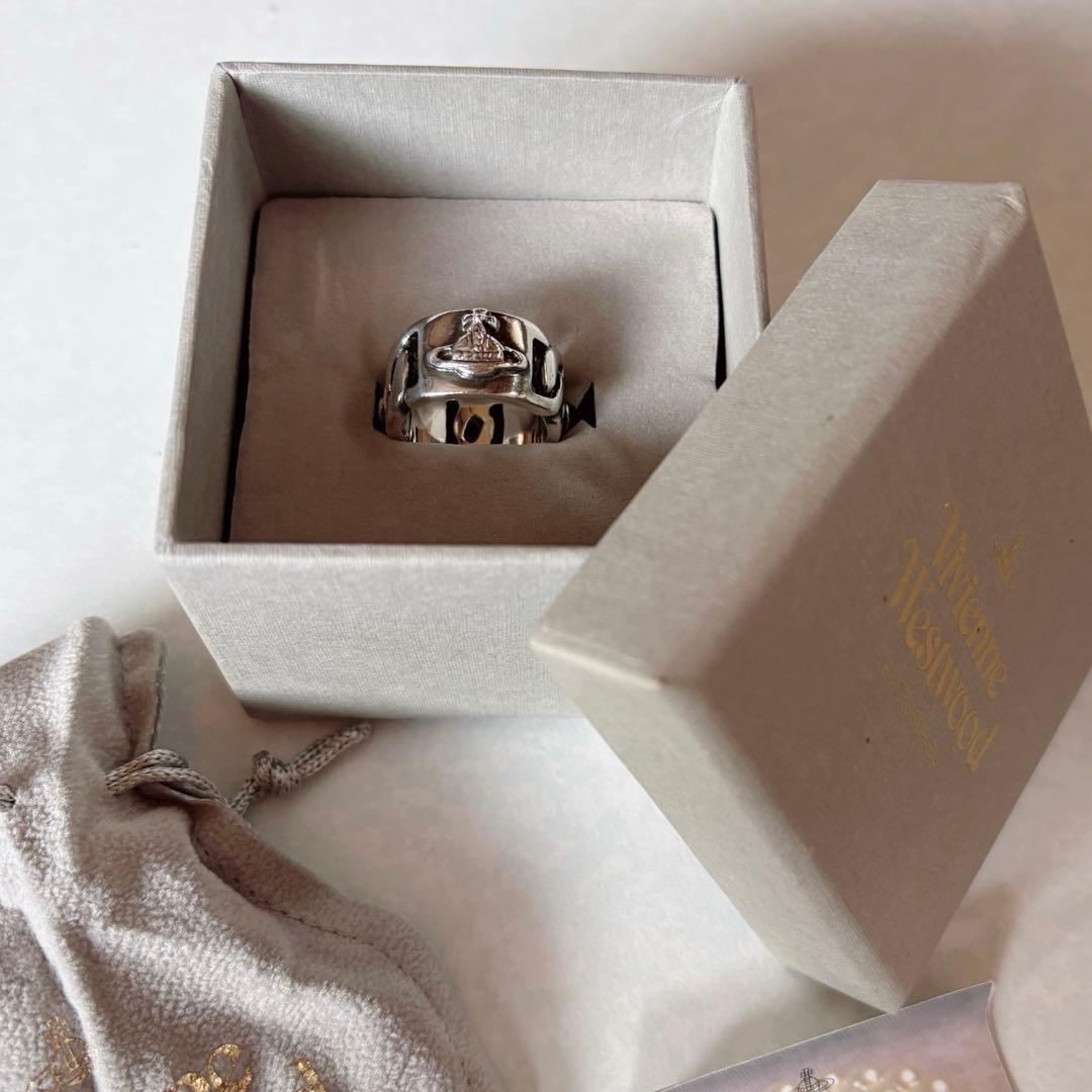 【美品/箱・巾着付き】Vivienne Westwood リング 13号