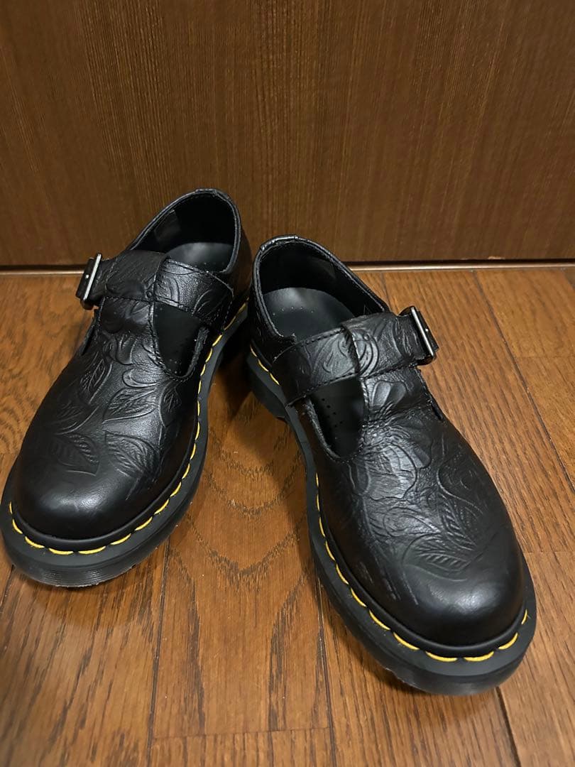 Ｄr.Martens POLLEY EMBOSS Ｔバーシューズ　UK3