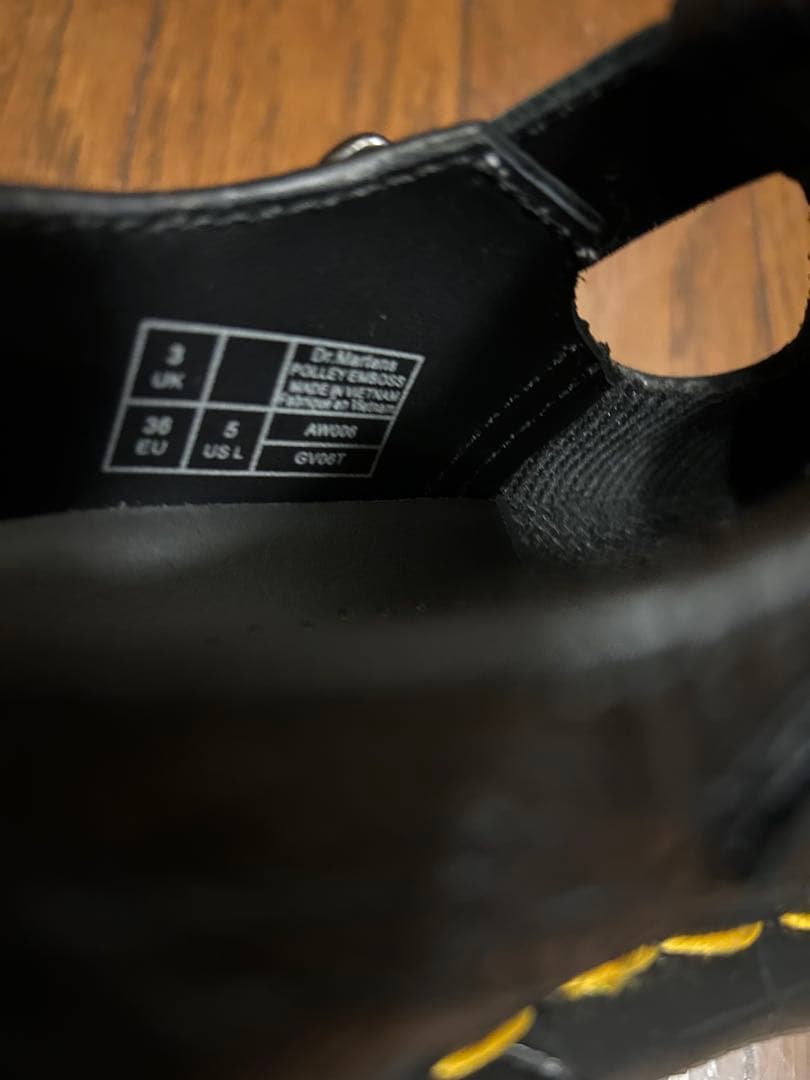 Ｄr.Martens POLLEY EMBOSS Ｔバーシューズ　UK3