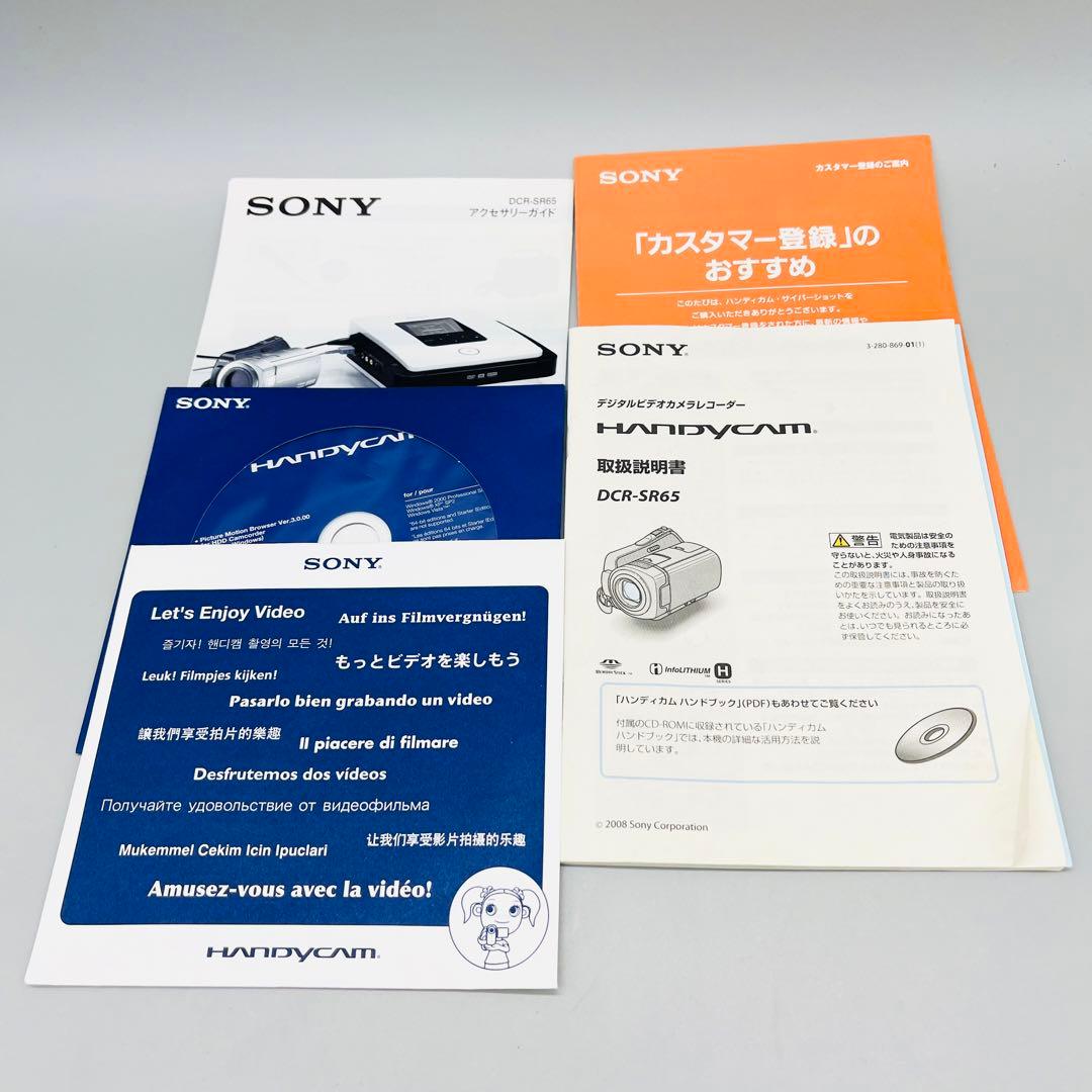 【美品 】SONY ソニー DCR-SR65 デジタルビデオカメラレコーダー