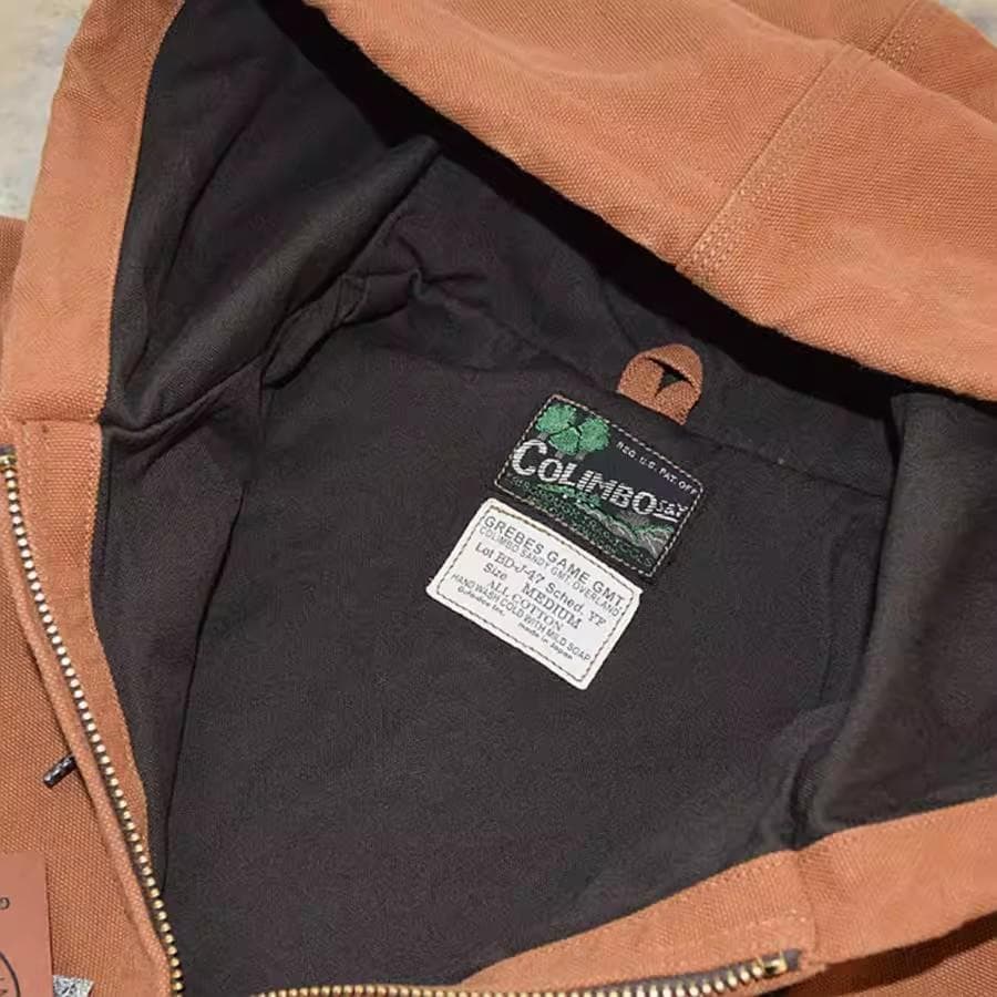 COLIMBO ポータルパワー キャンバス パーカーコート 8 号（キャメル）