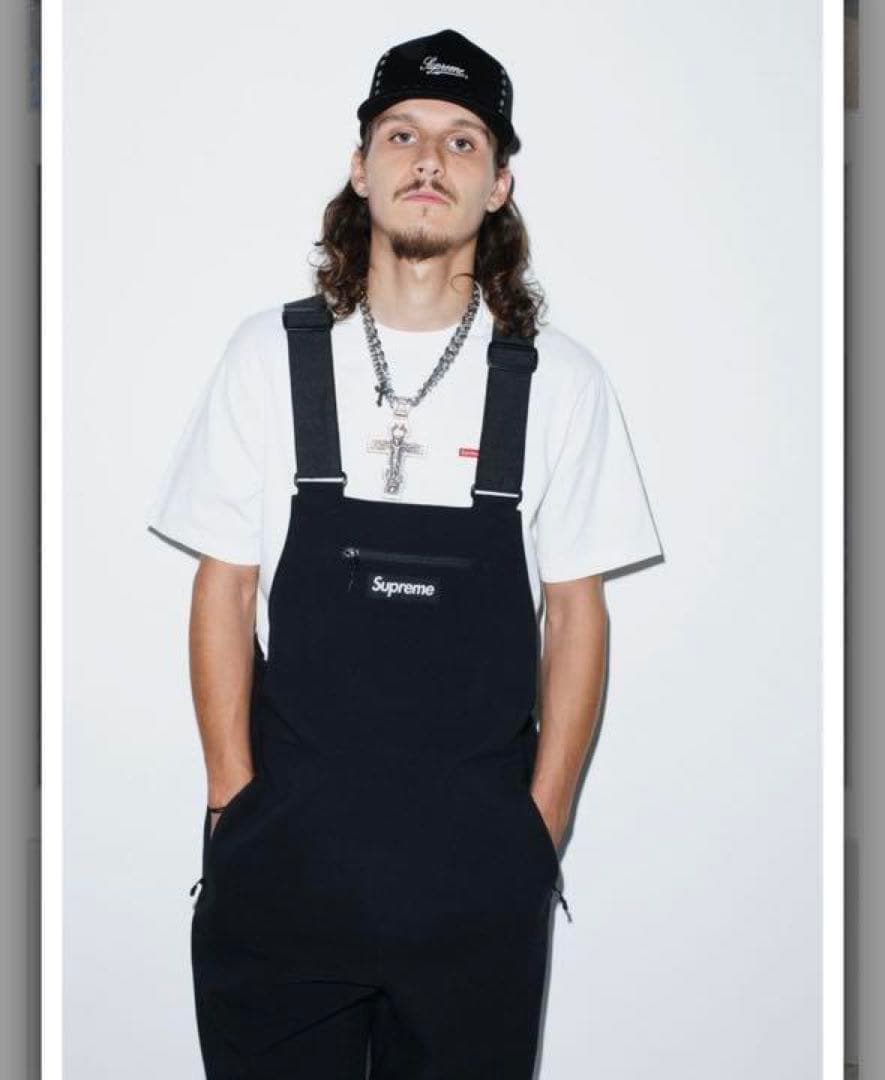 新品！Supreme WINDSTOPPER Overalls M 黒