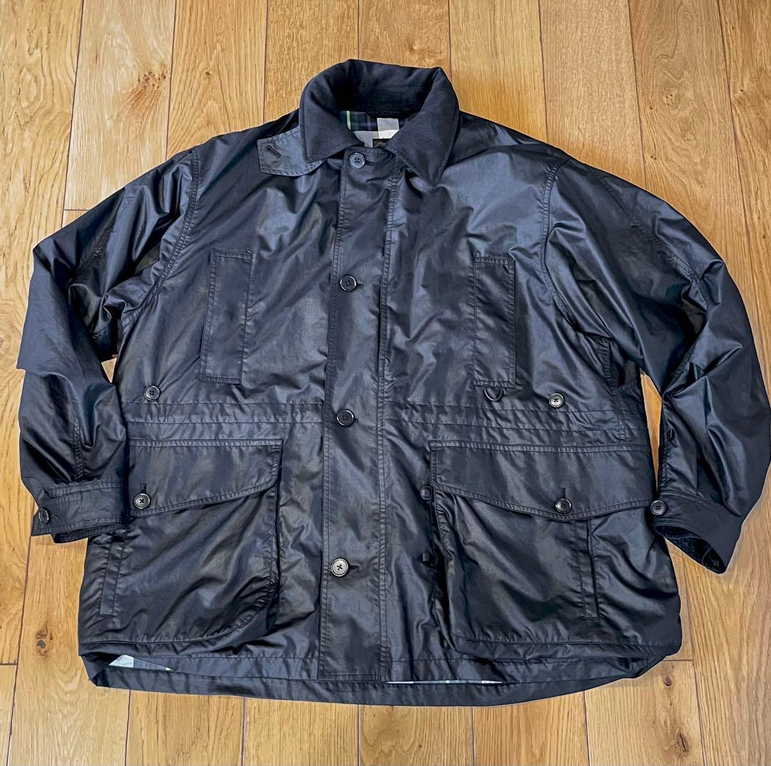 TECH BRITISH HUNTER COAT ブラック バブアー