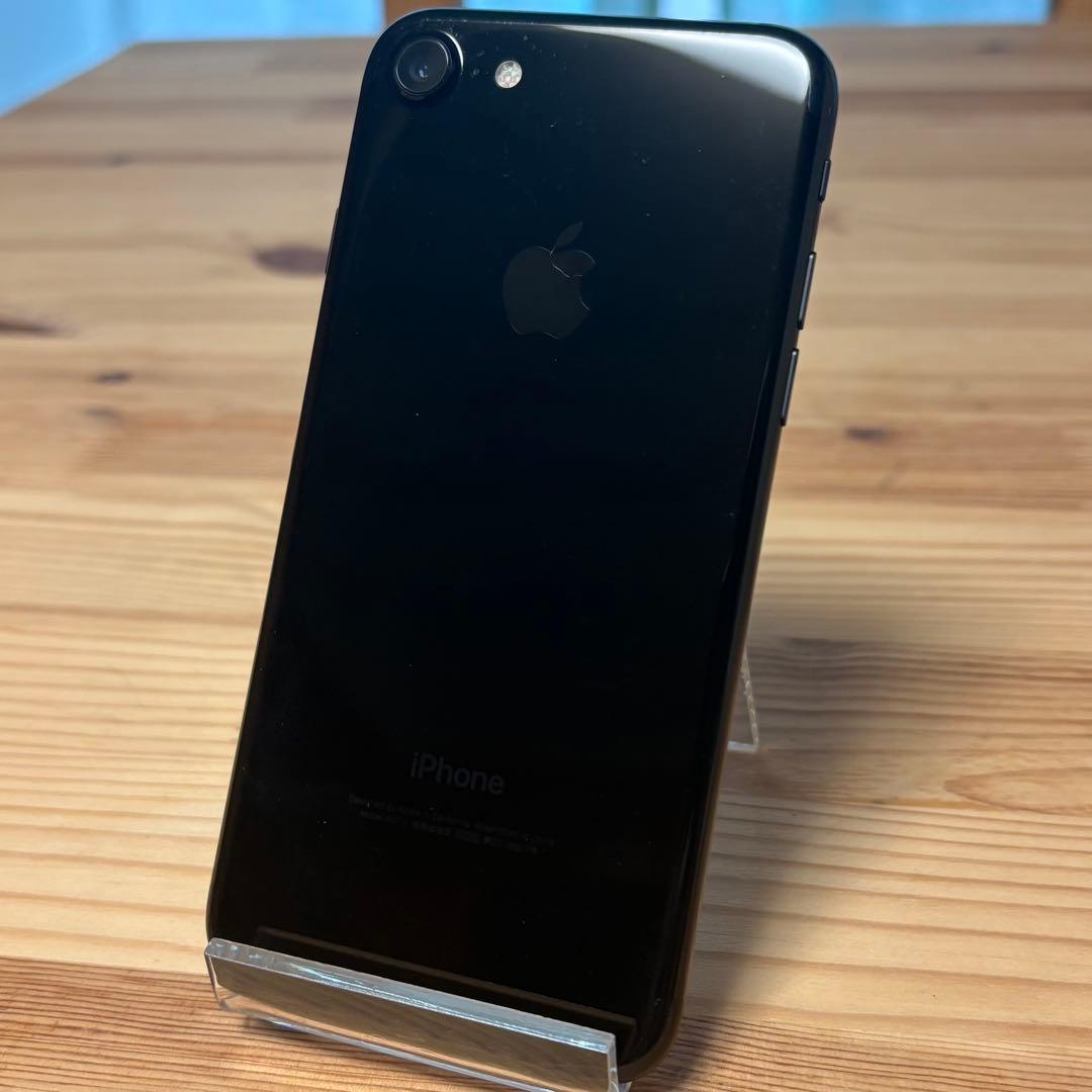【美品/電池92%】iPhone 7 JetBlack 128GB SIMフリー