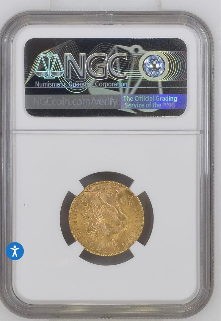 NGC MS 66 フランス　マリアンヌルースター20フラン