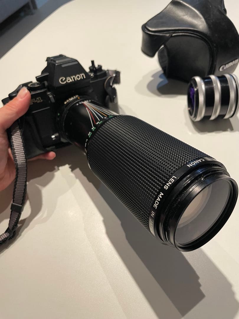 Canon F-1 一眼レフカメラ　レンズセット　カバン付
