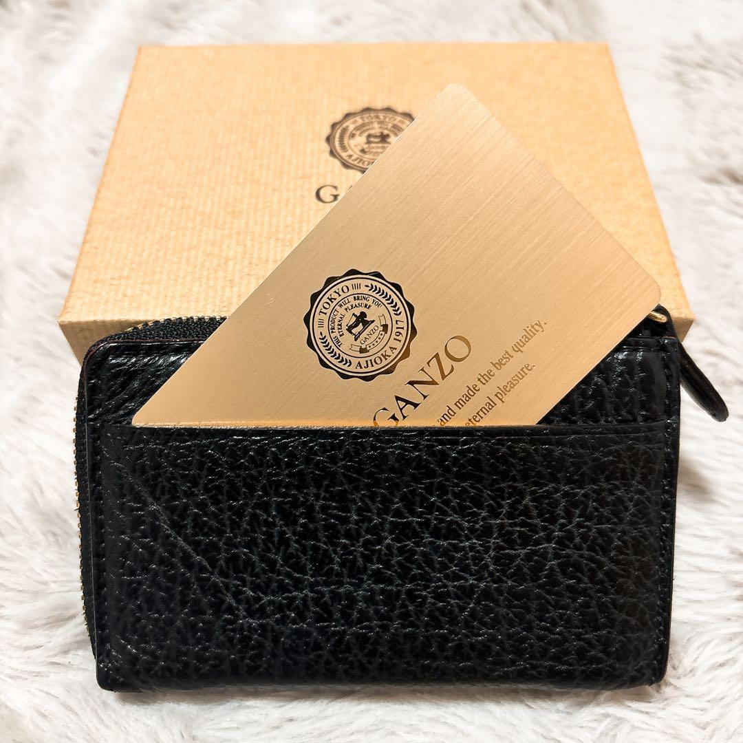 GANZO KESEMA ケース 財布 サメ革 シャークスキン