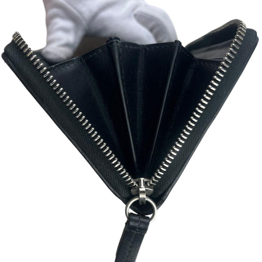 GUCCI グッチ 長財布 ウルフ GGスプリーム ラウンド ブラック