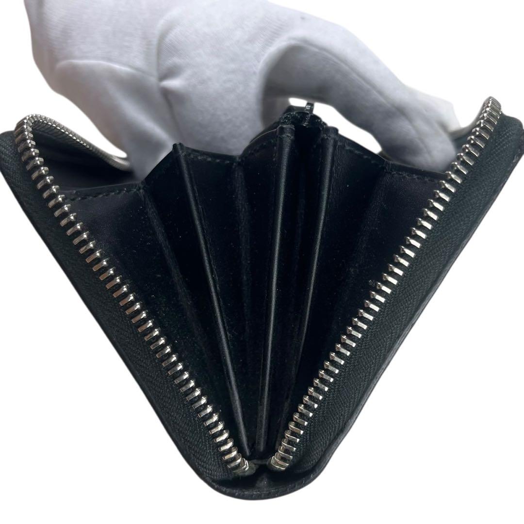 GUCCI グッチ 長財布 ウルフ GGスプリーム ラウンド ブラック