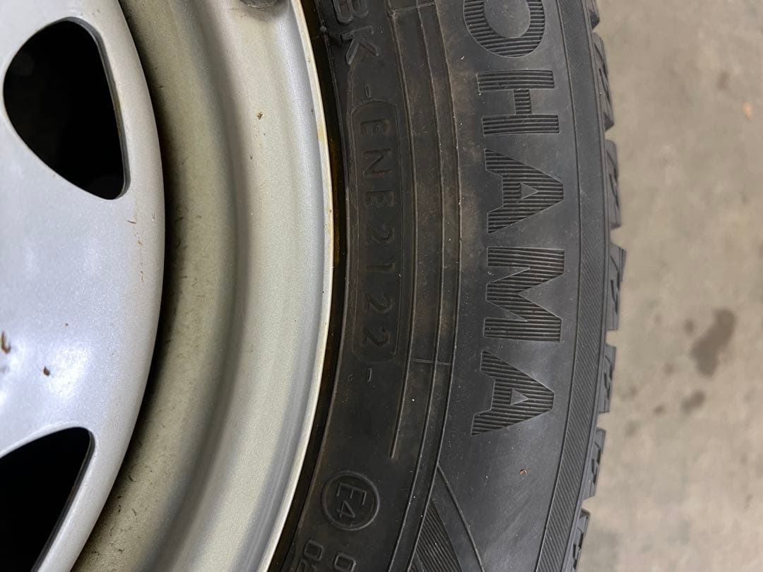 アイスガードiG60 155/70R13 22年製造 4本セット ホイール付き