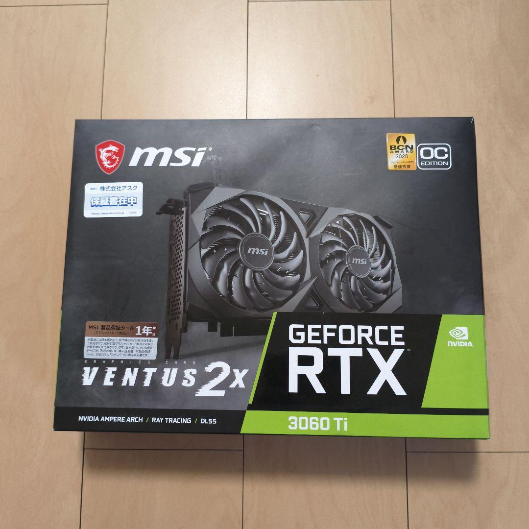 グラフィックボード・グラボ・ビデオカード MSI GeForce RTX 3060 Ti Ventus 2X
