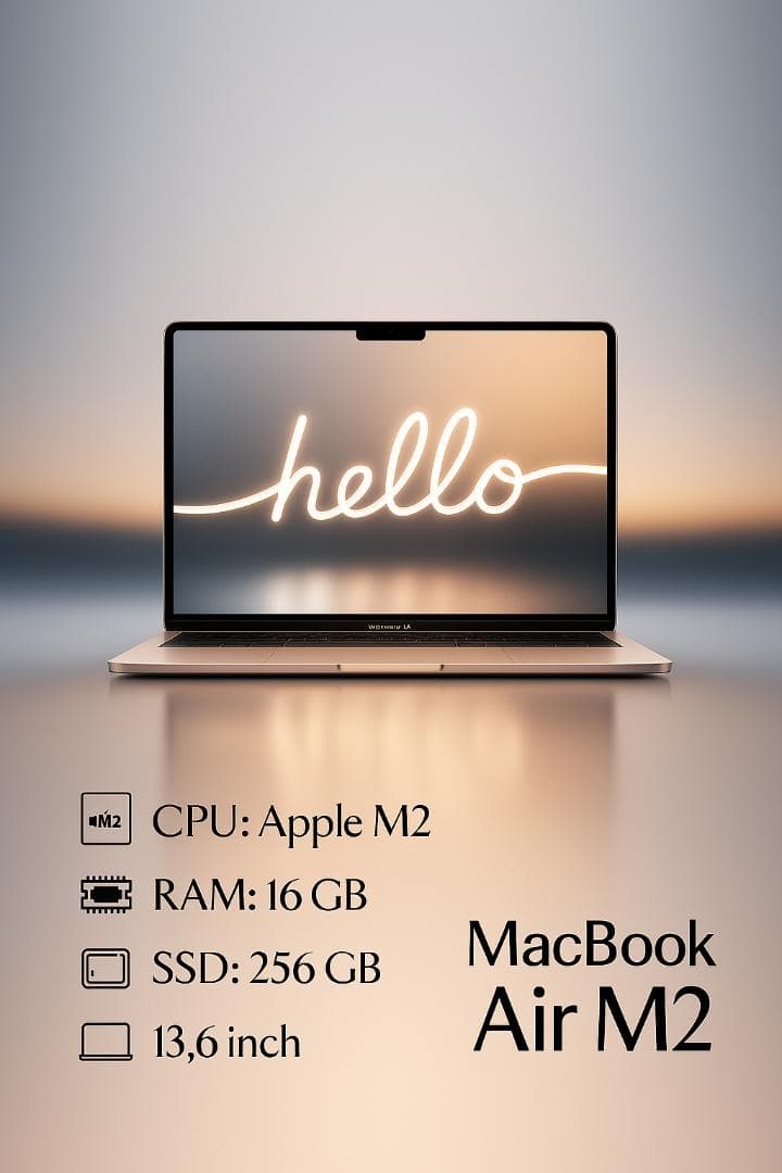 Apple MacBook Air M2チップ搭載 A2681