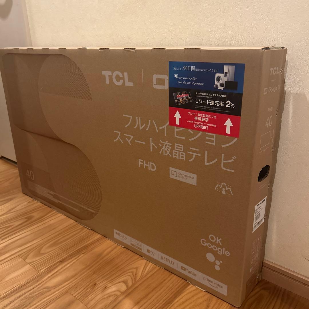 TCL 40インチ FHD スマート液晶テレビ