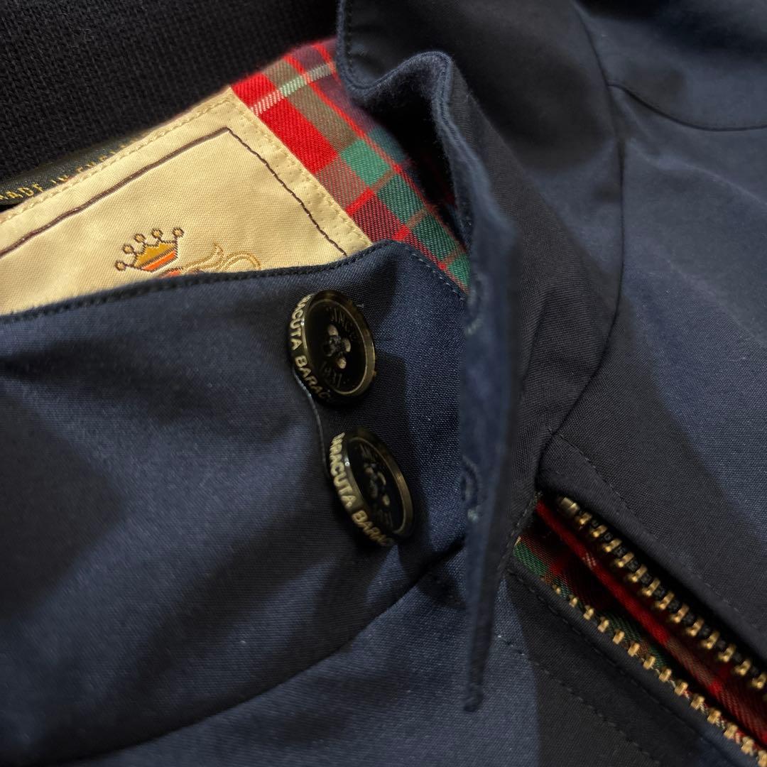 【極美品】バラクータ G9 ハリントンジャケット 42 英国製 ネイビー