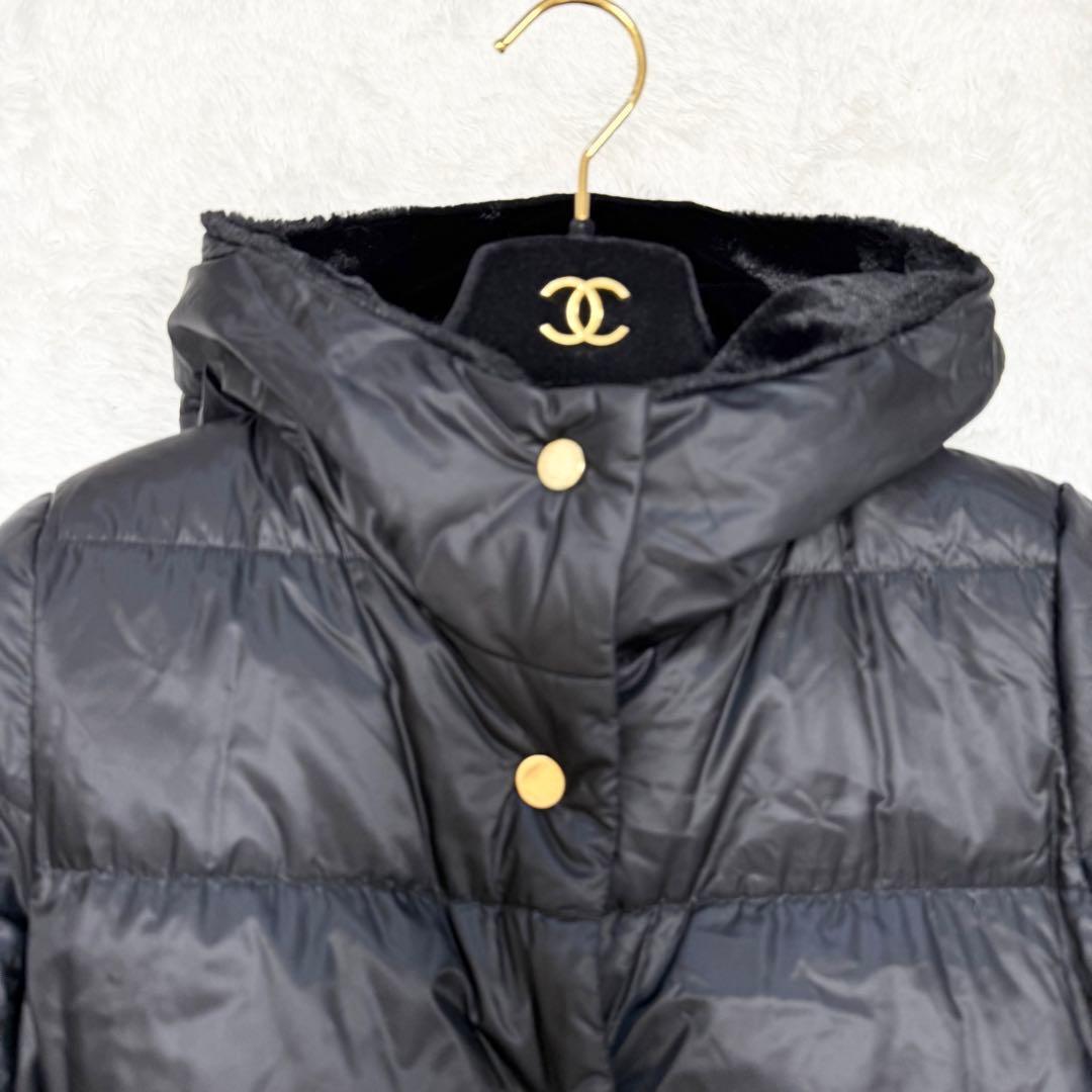 【極美品✨】マッキントッシュ　ロンドン　ダウンコート　ボア　ブラック　38